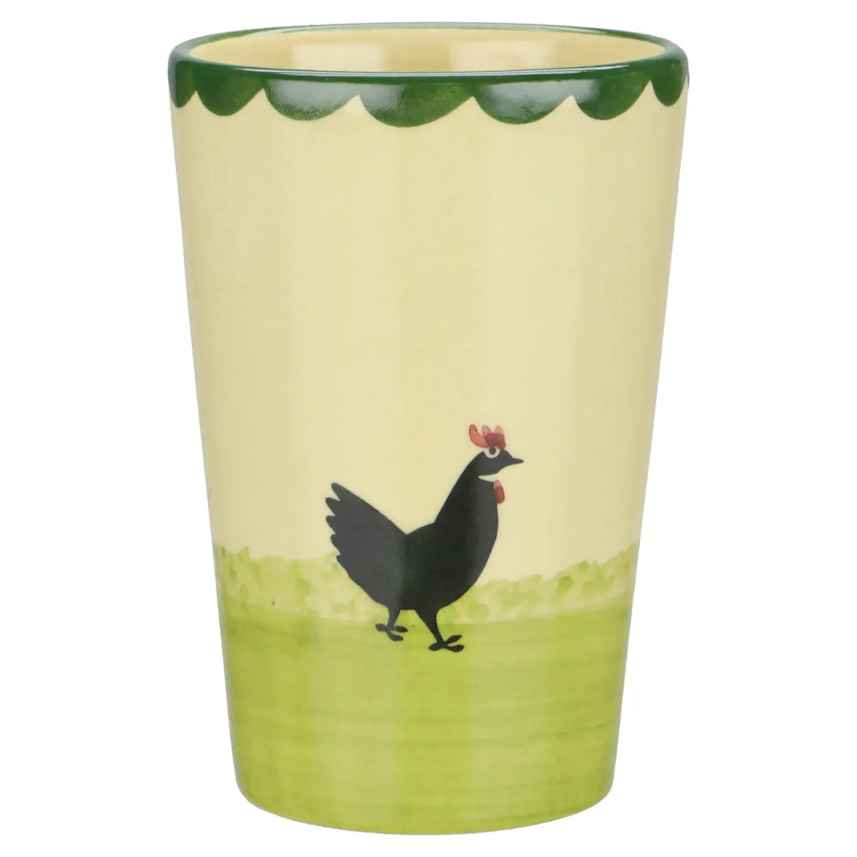 Milchbecher ohne Henkel - Zeller Keramik Hahn & Henne