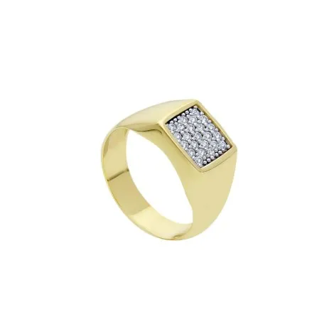 Anello Chevalier Oro Giallo 9kt
