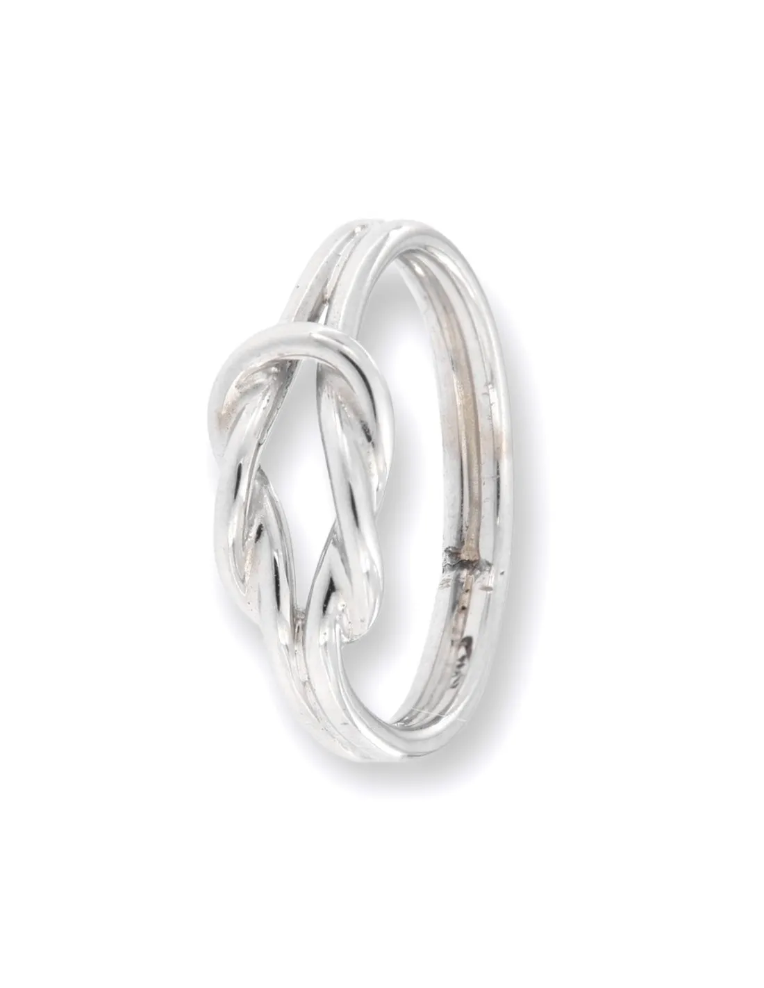 Anello Oro Bianco Nodo