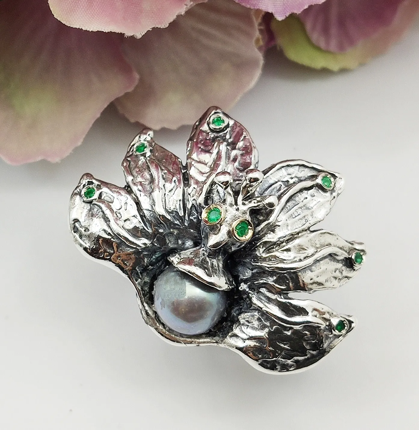 Anello Pavone - argento