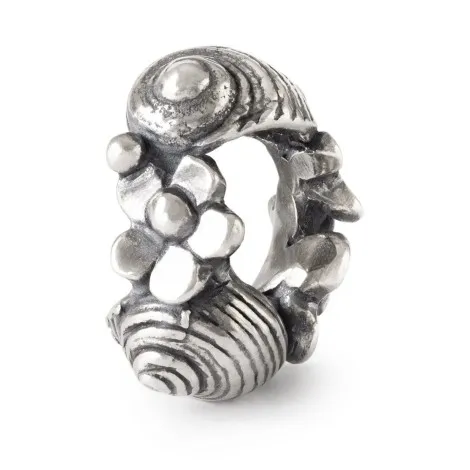 Beads Trollbeads Chiocciole tra i Fiori TAGBE-10288