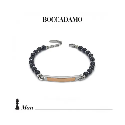 Boccadamo - Bracciale con onice e Pvd