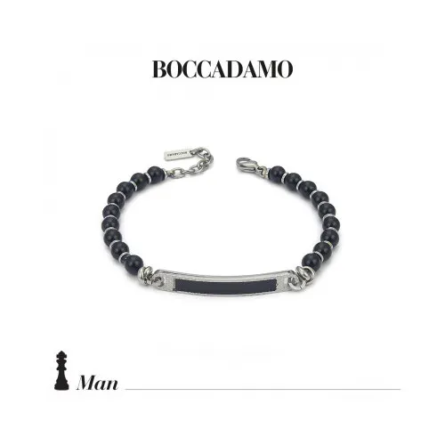 Boccadamo - Bracciale con onice e Pvd nero