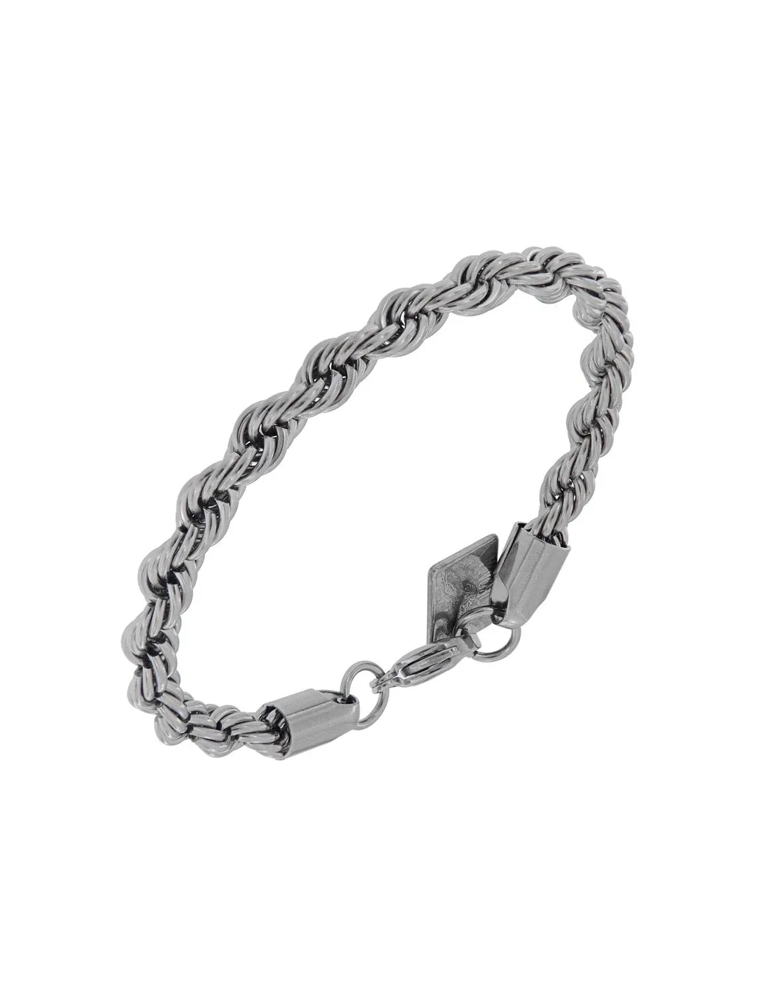 Bracciale Acciaio Maglia Rope 20CM