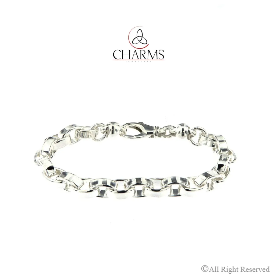 Bracciale ad Ovali in Argento 925 ‰