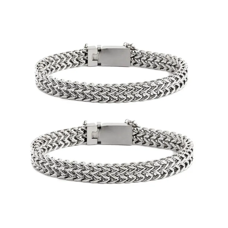 Bracciale catena fish bone 8mm