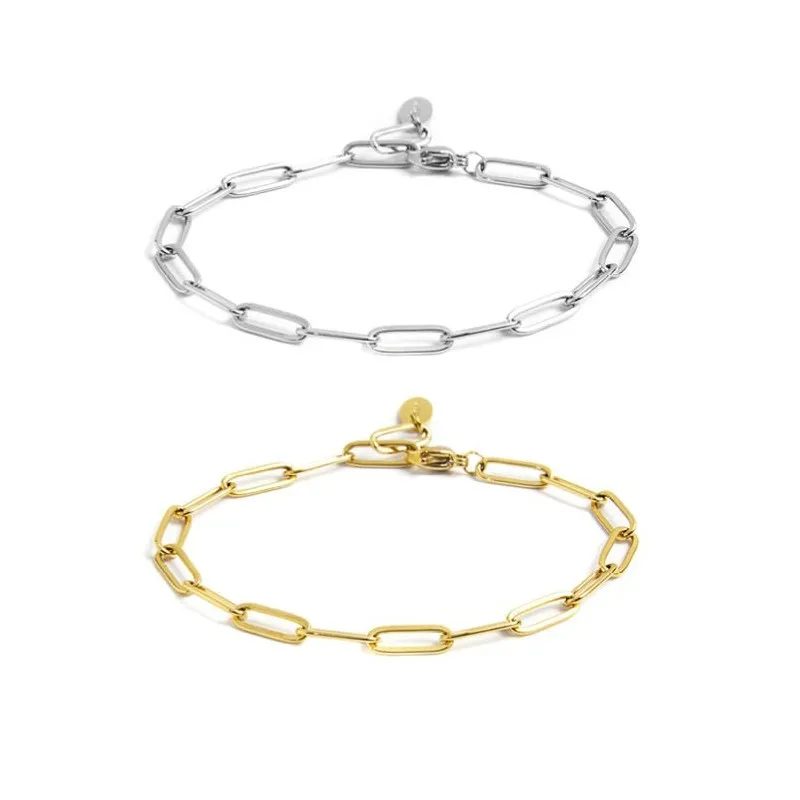 Bracciale catena maglia larga