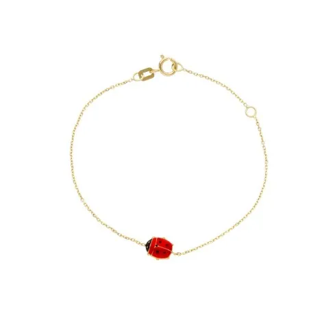 Bracciale Coccinella Passante Oro Giallo 18kt