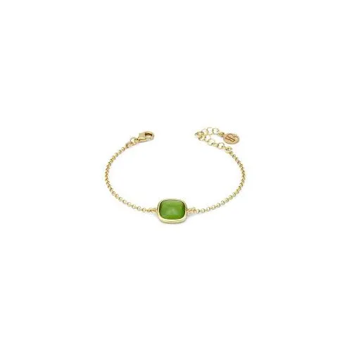 Bracciale con cristallo verde chiaro Boccadamo