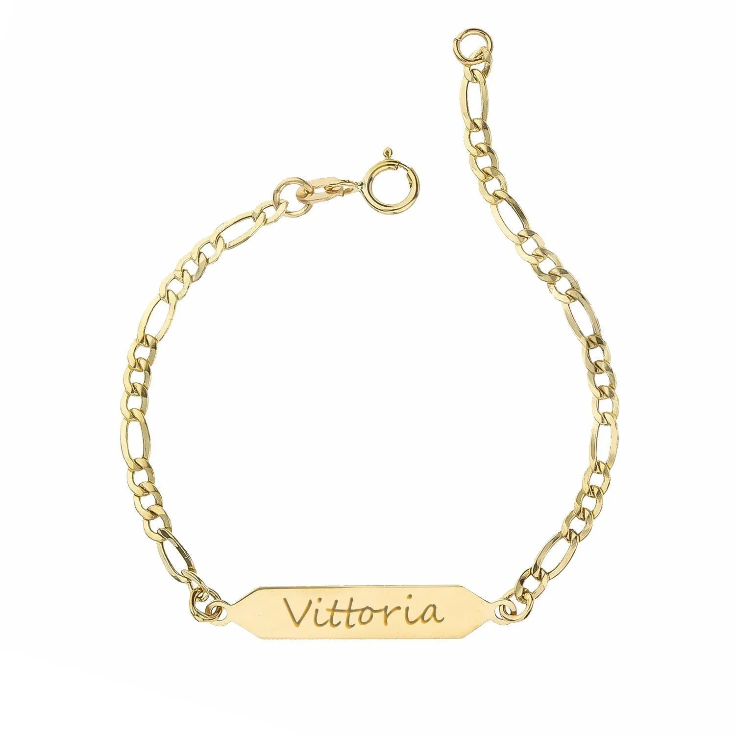 Bracciale con Nome Bimbo/a in Oro 18Kt