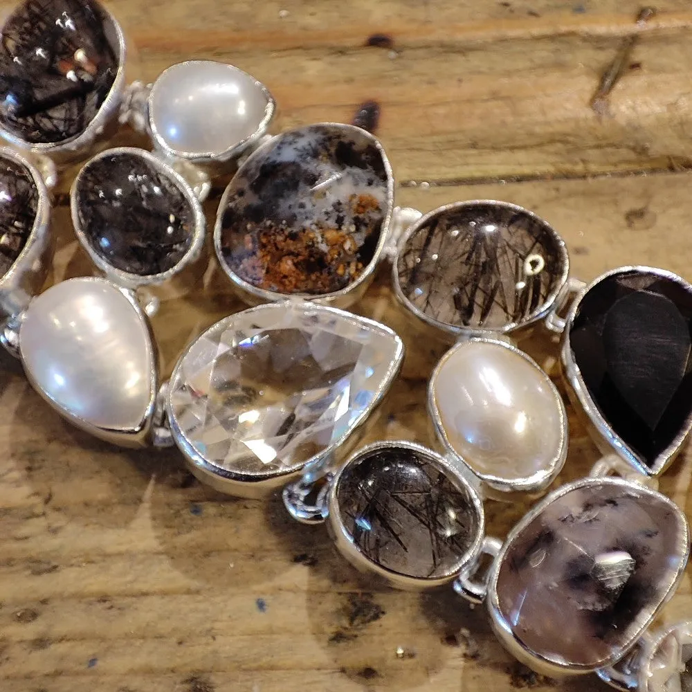 Armband mit RUTILQUARZ aus 925er Silber – NADIA