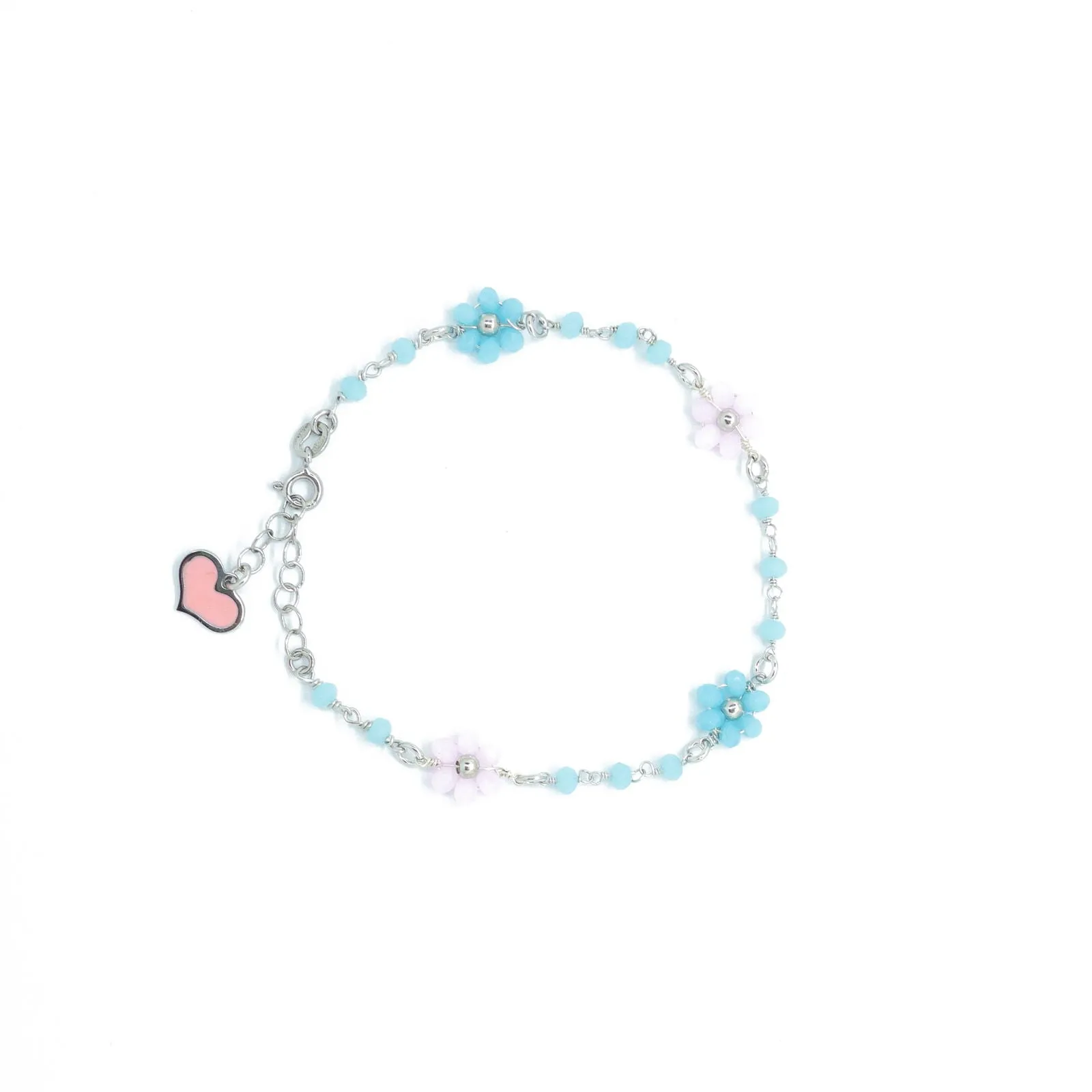 Bracciale Fiorellini e Cuore