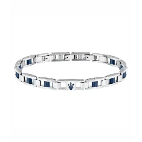 Bracciale Maserati Acciaio Blu Ceramic JM225ATZ59