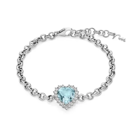 Bracciale Miluna Gemma del Cielo Topazi Argento BRD1025