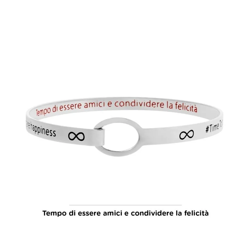 Bracciale rigido infinito