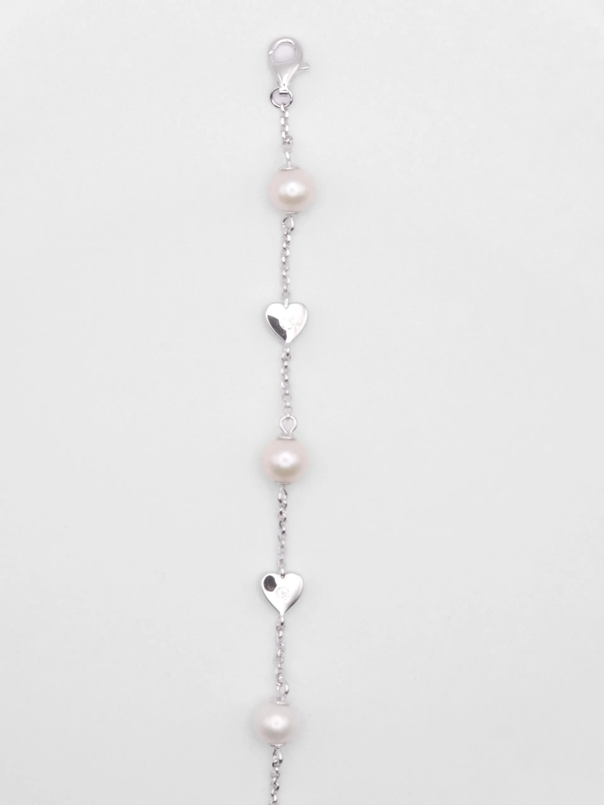 Bracciale Argento Perle Love