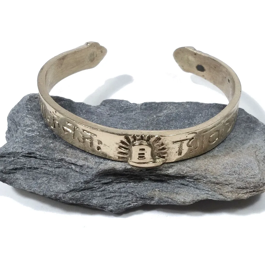 Brass bracelet with SHIVA LINGAM Handcrafted bracelet