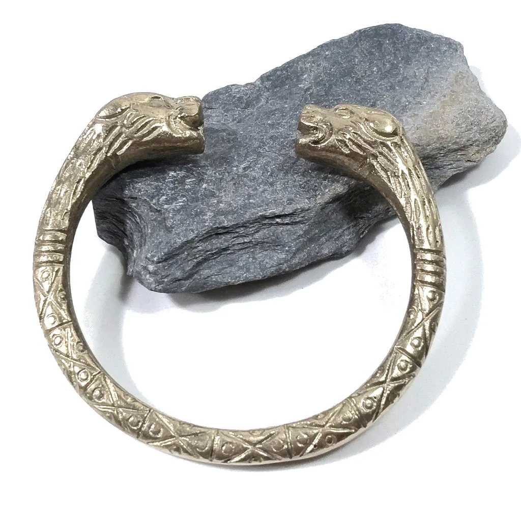 Brass bracelet with TIGER head Handcrafted bracelet | ETHNIC BRACELET