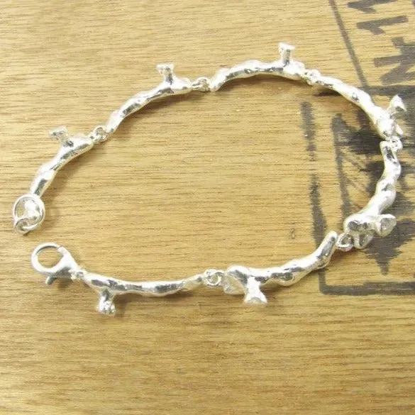 KORALLENzweig ARMBAND Silber III