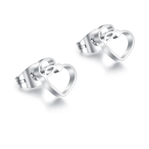 Brand gioielli orecchini cuore angioletto