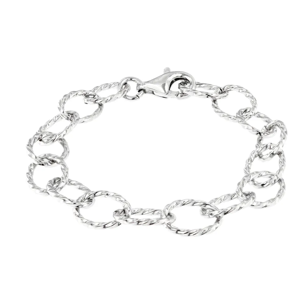 Bracciale Catena Torchon in Argento 925