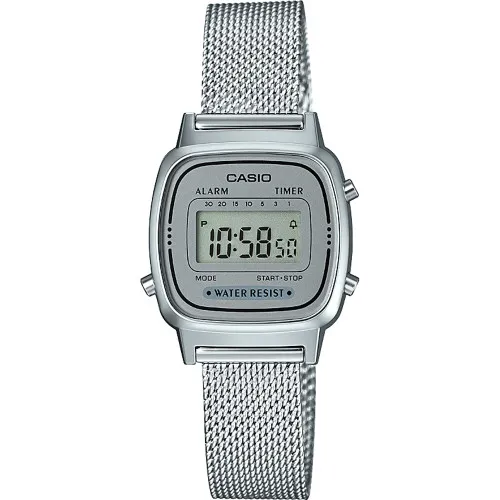 CASIO  LA670WEM-7EF Orologio  Donna Argento