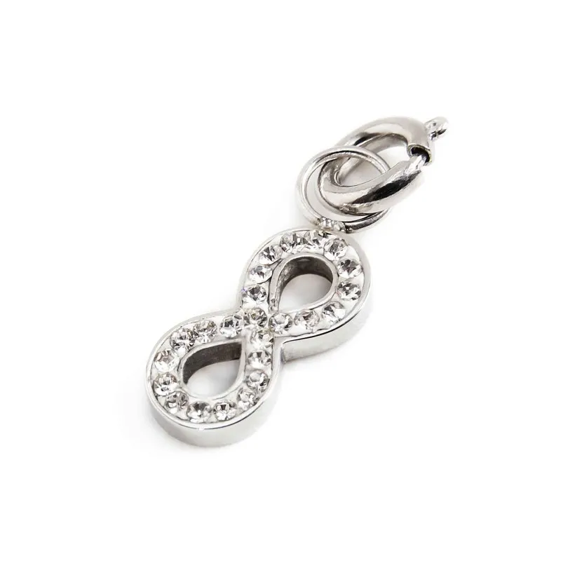 Charm infinito con cristalli