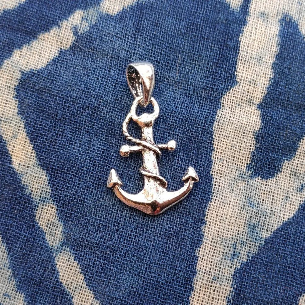 Anhänger mit Anker 925 Silber - ANCLA