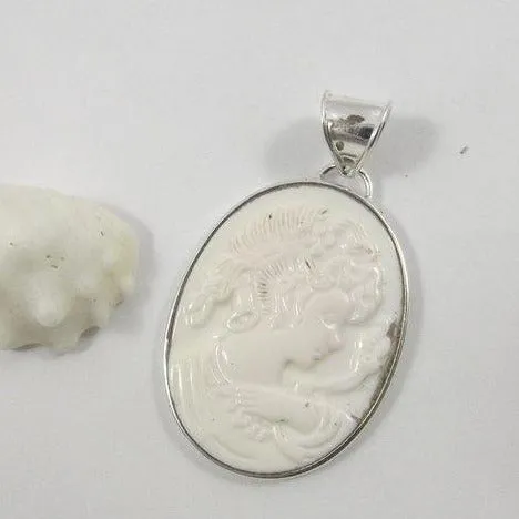 925er Silber-KAMEEN-ANHÄNGER