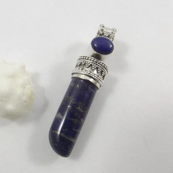 ANHÄNGER Spitze aus Lapislazuli und 925er Silber