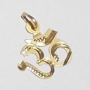 Ciondolo OM in oro 18 carati - VALMIKI