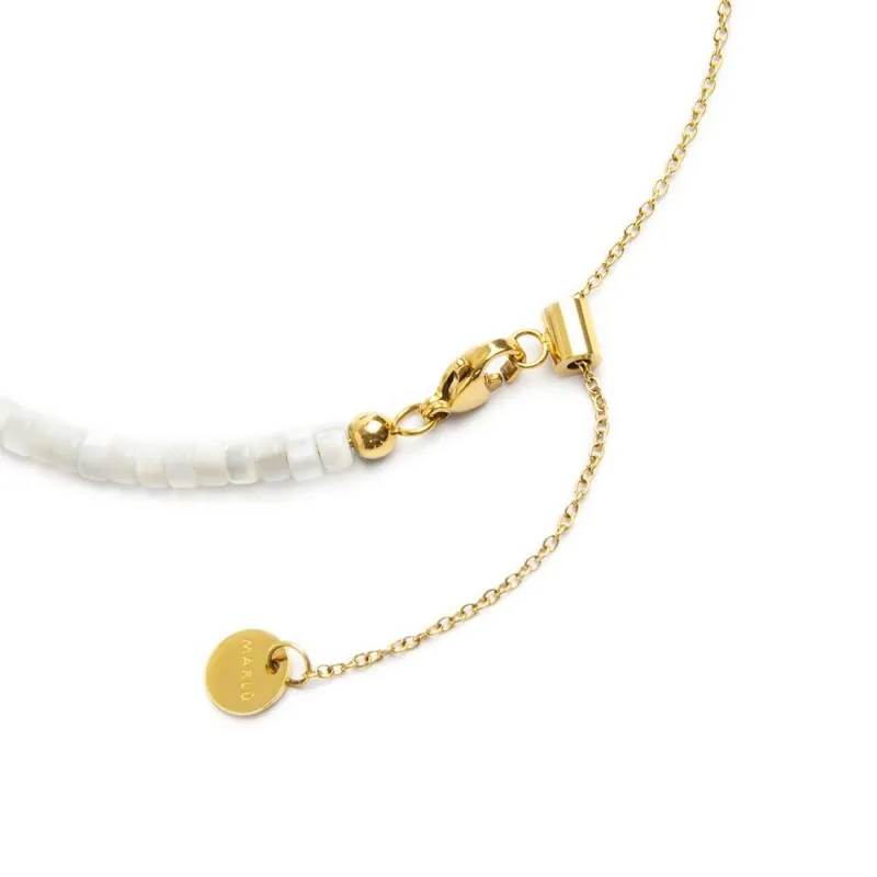 Collana con pietre a rondelle