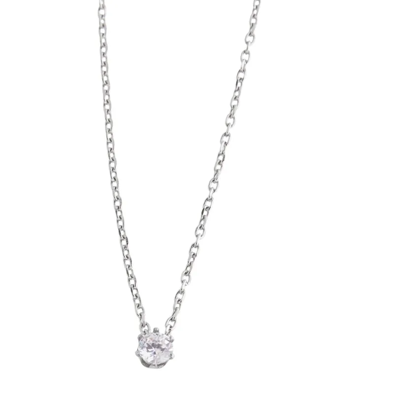 Collana con solitario