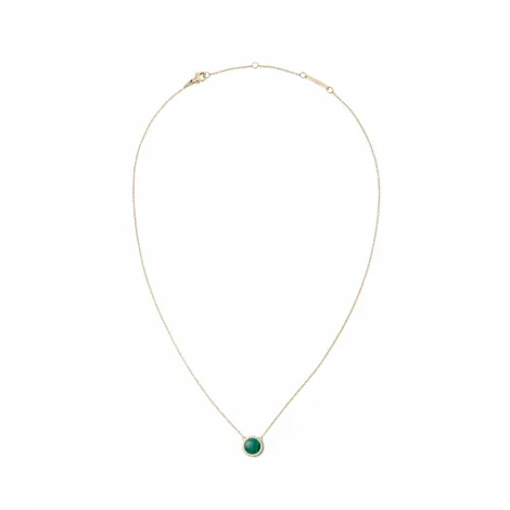 Collana Daniel Wellington Necklace Malachite Gold