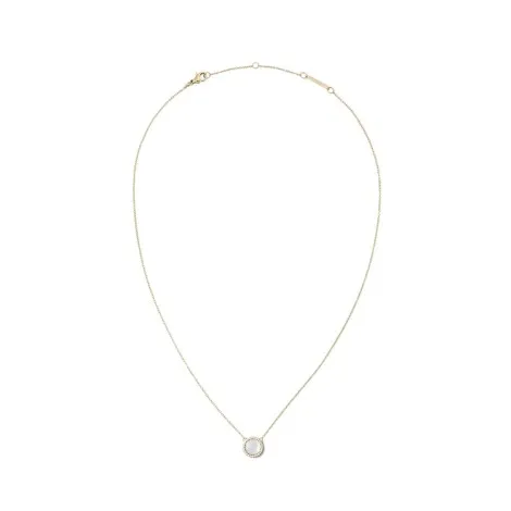 Collana Daniel Wellington Necklace Mother of Pearl Gold