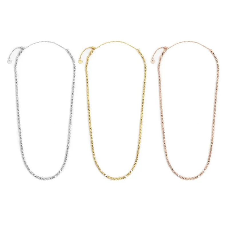 Collana ematite diagonale