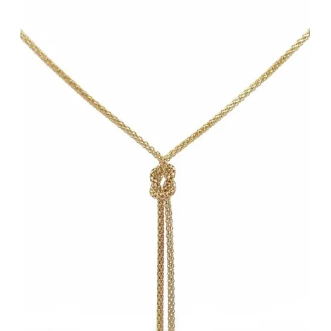 Collana Nodo Oro Giallo 9kt Sali e Scendi