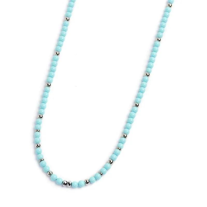Collana turchese sfaccettato
