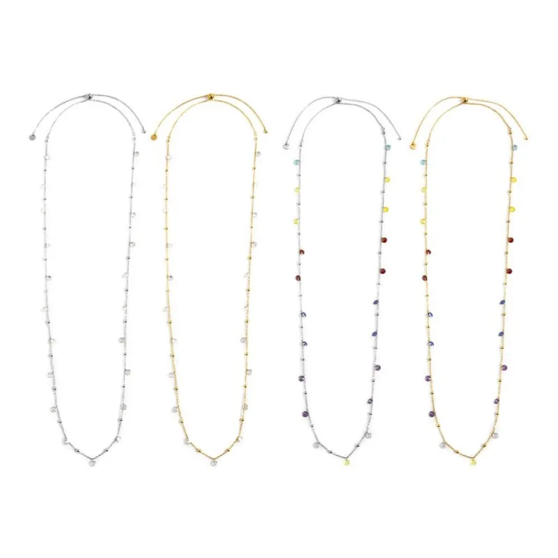 Collana zirconi e sfere