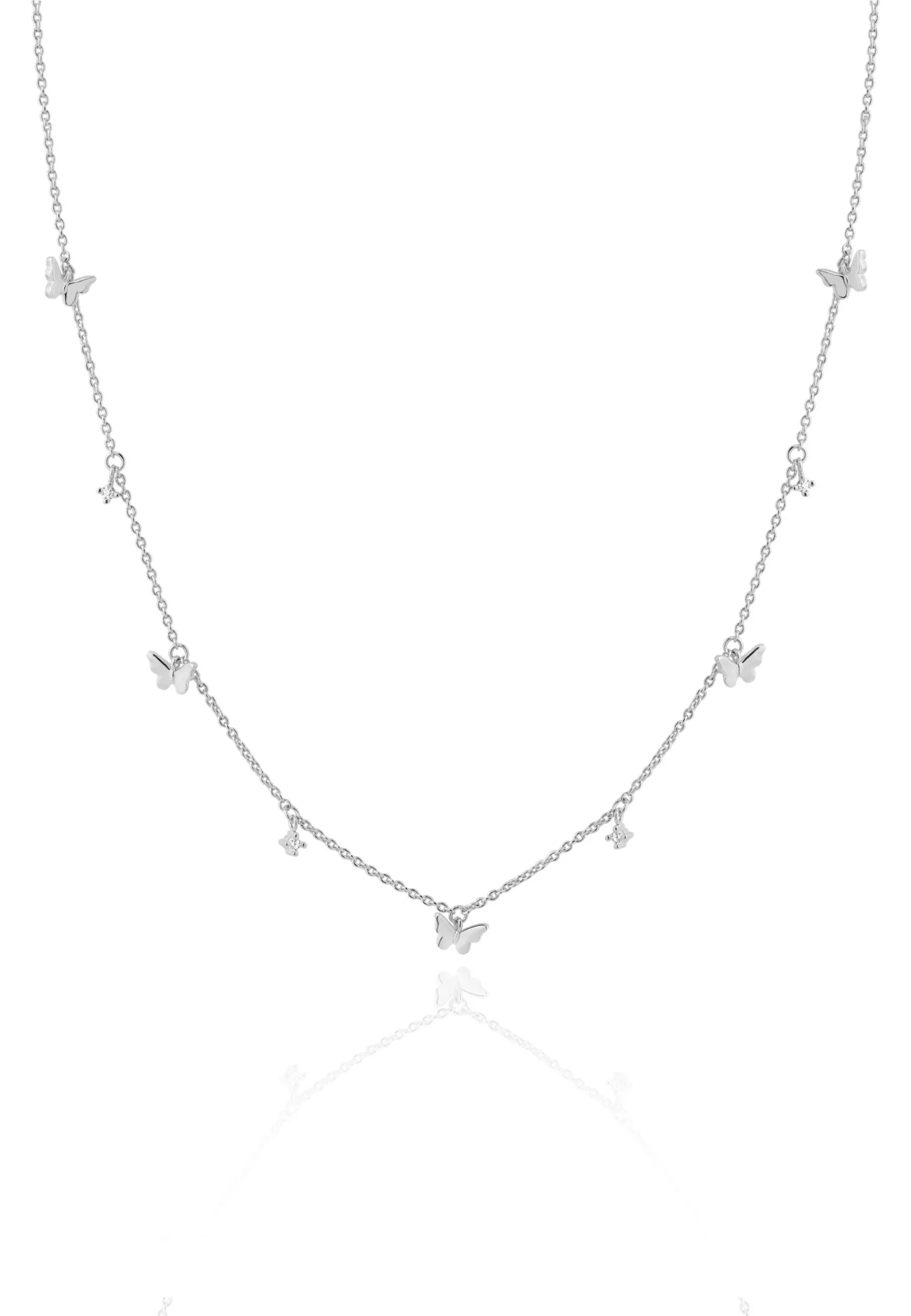 Collar CINCO MARIPOSAS plata