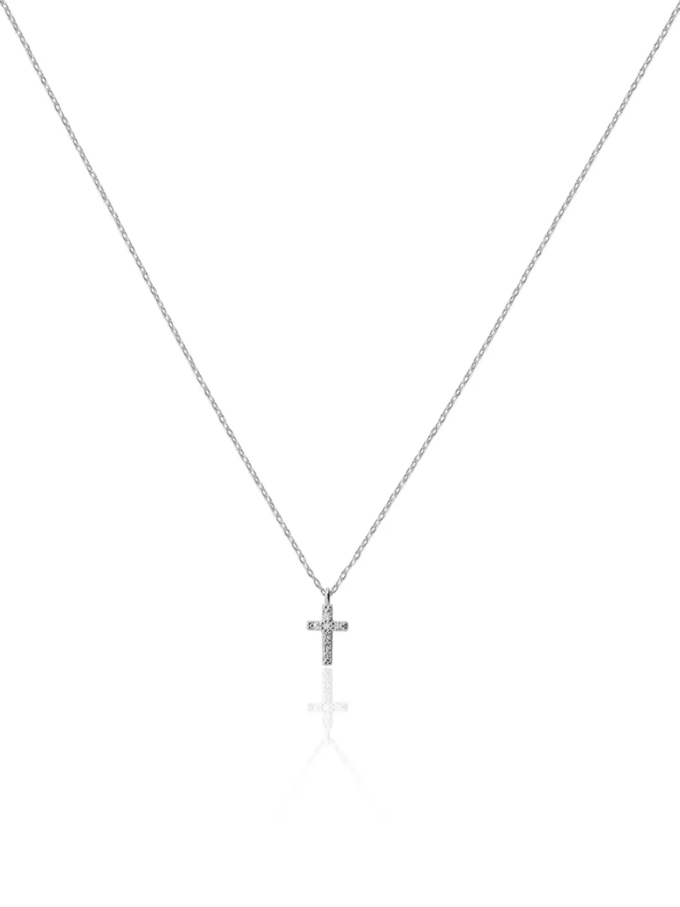 Collar MINI CRUZ plata