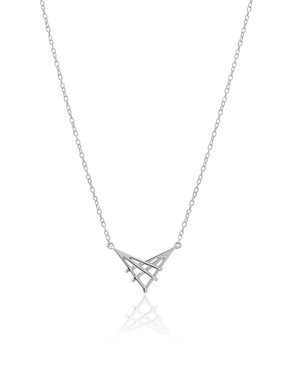 Collar CROSS ARROW  plata