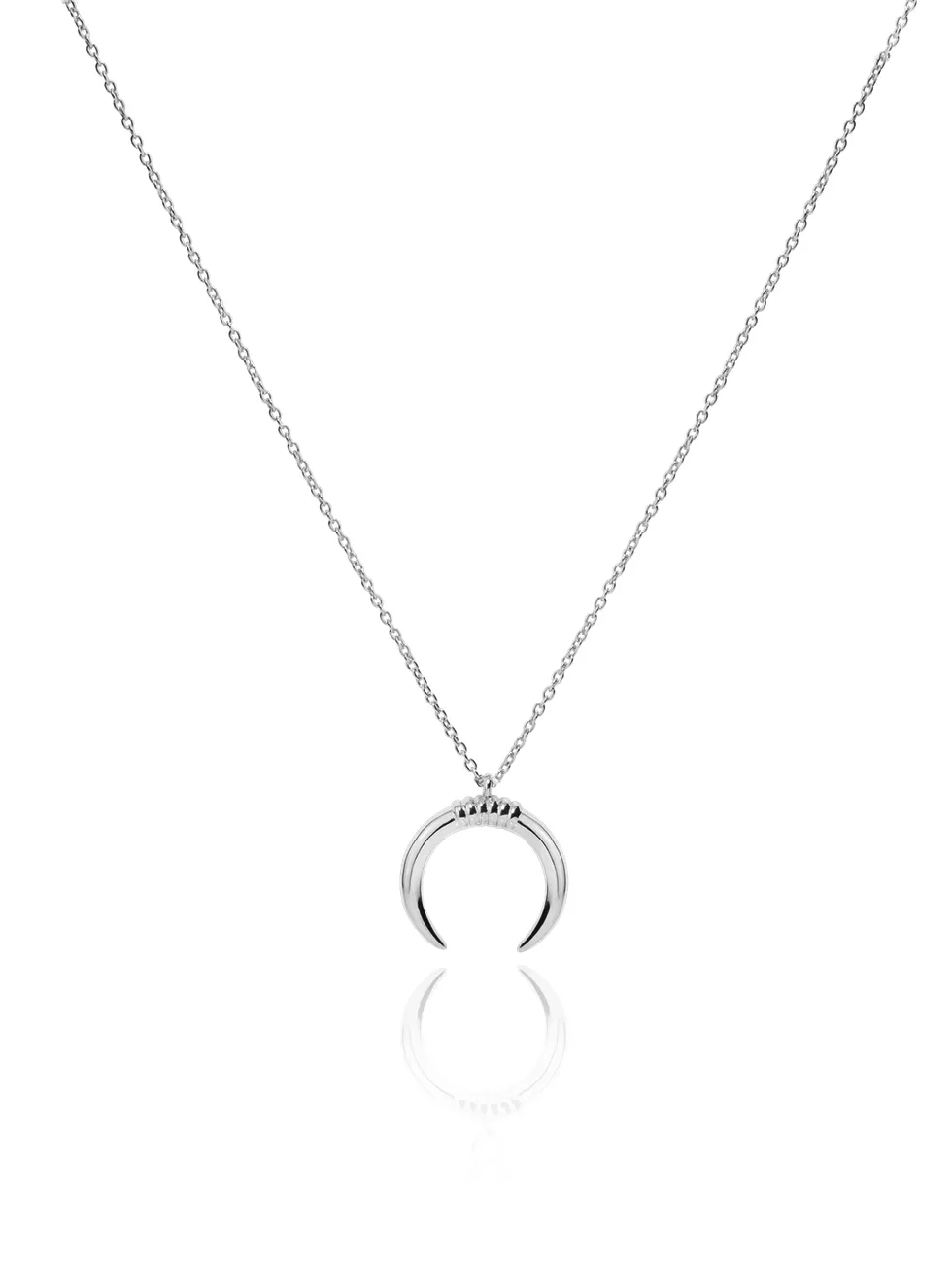 Collar MINI HORN plata