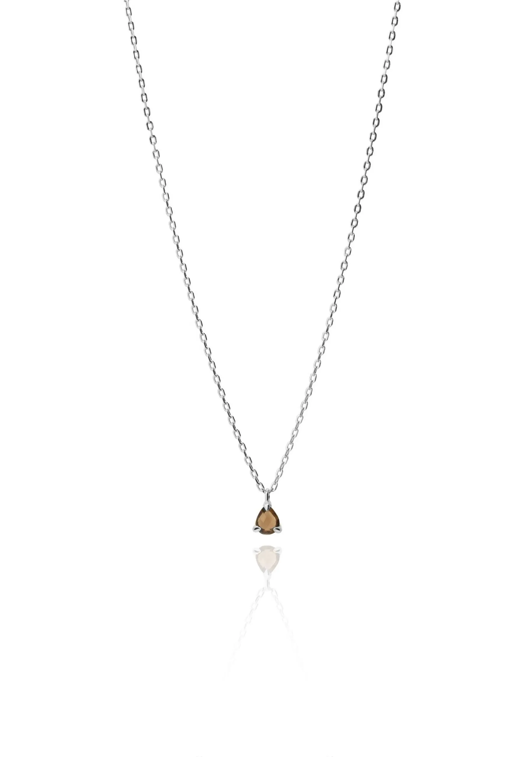 Collar LAGRIMA SMOKE plata