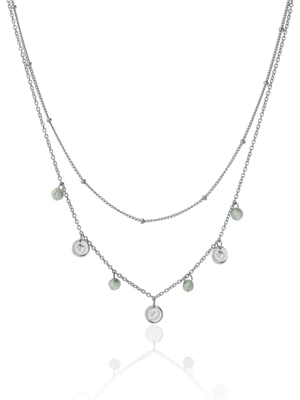 Collar MONEDITAS plata