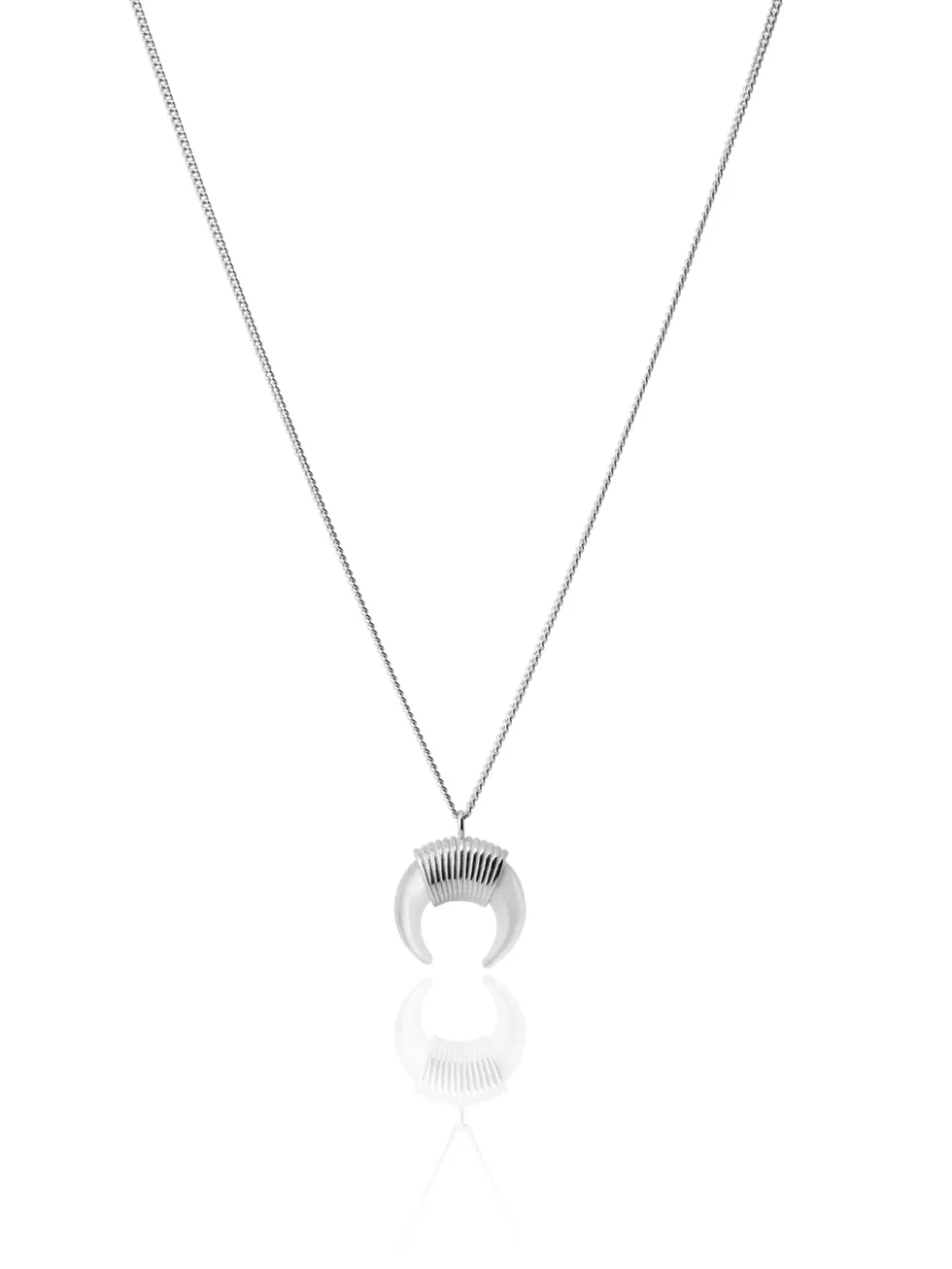 Collar HORN nacar plata