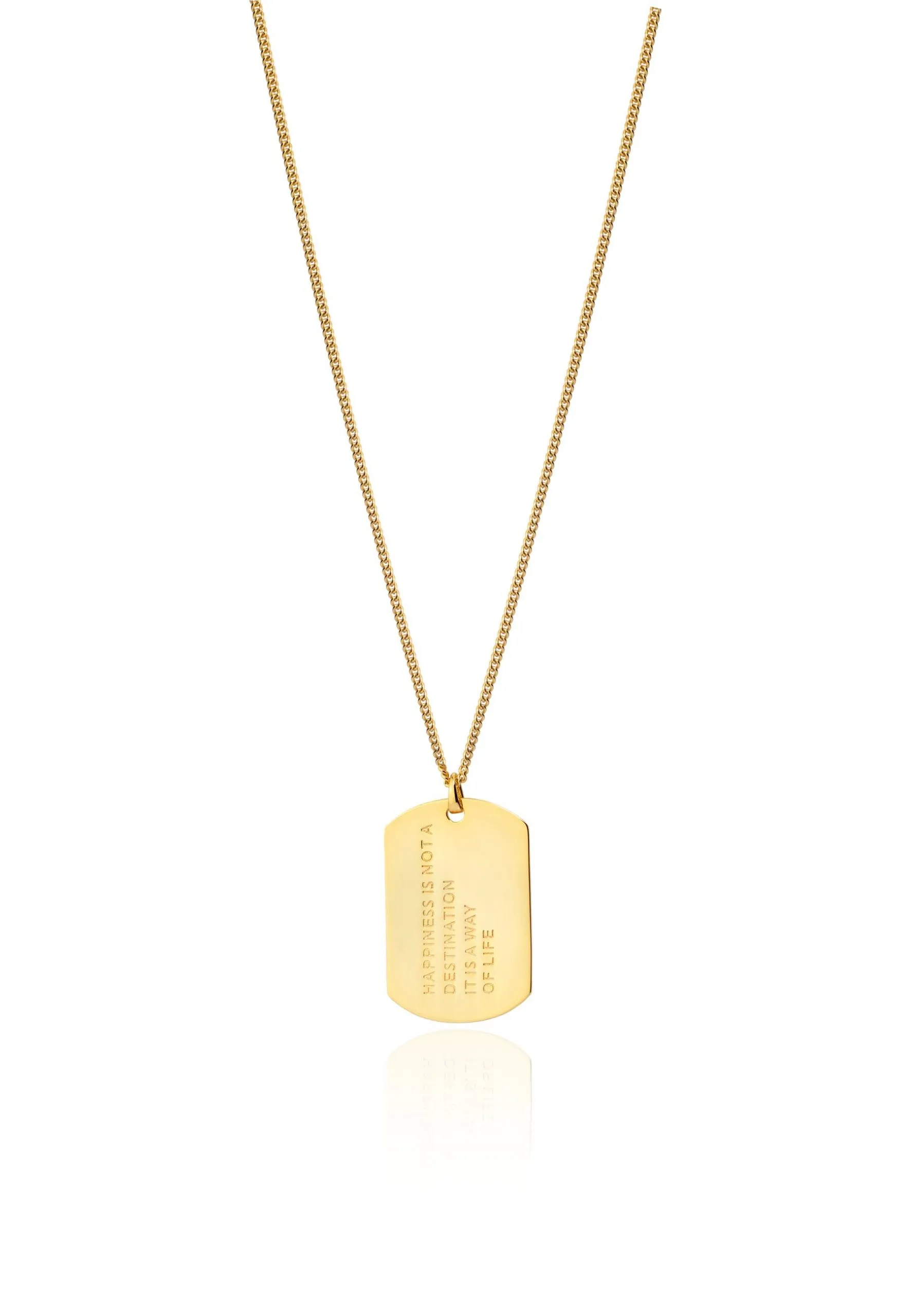 Collar HAPPINESS MAN oro