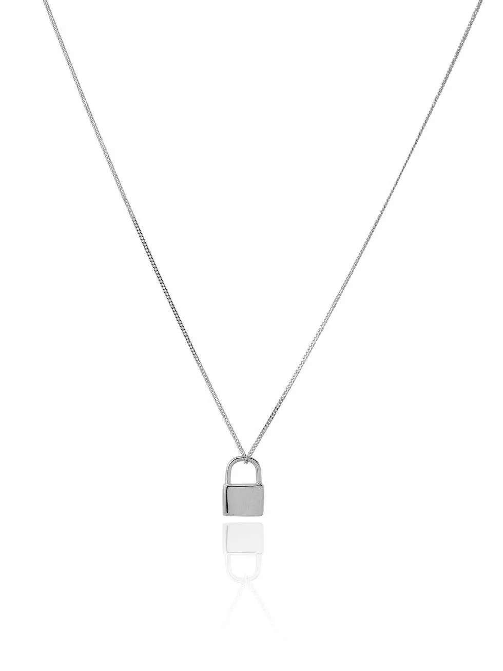 Collar LOCK MAN plata