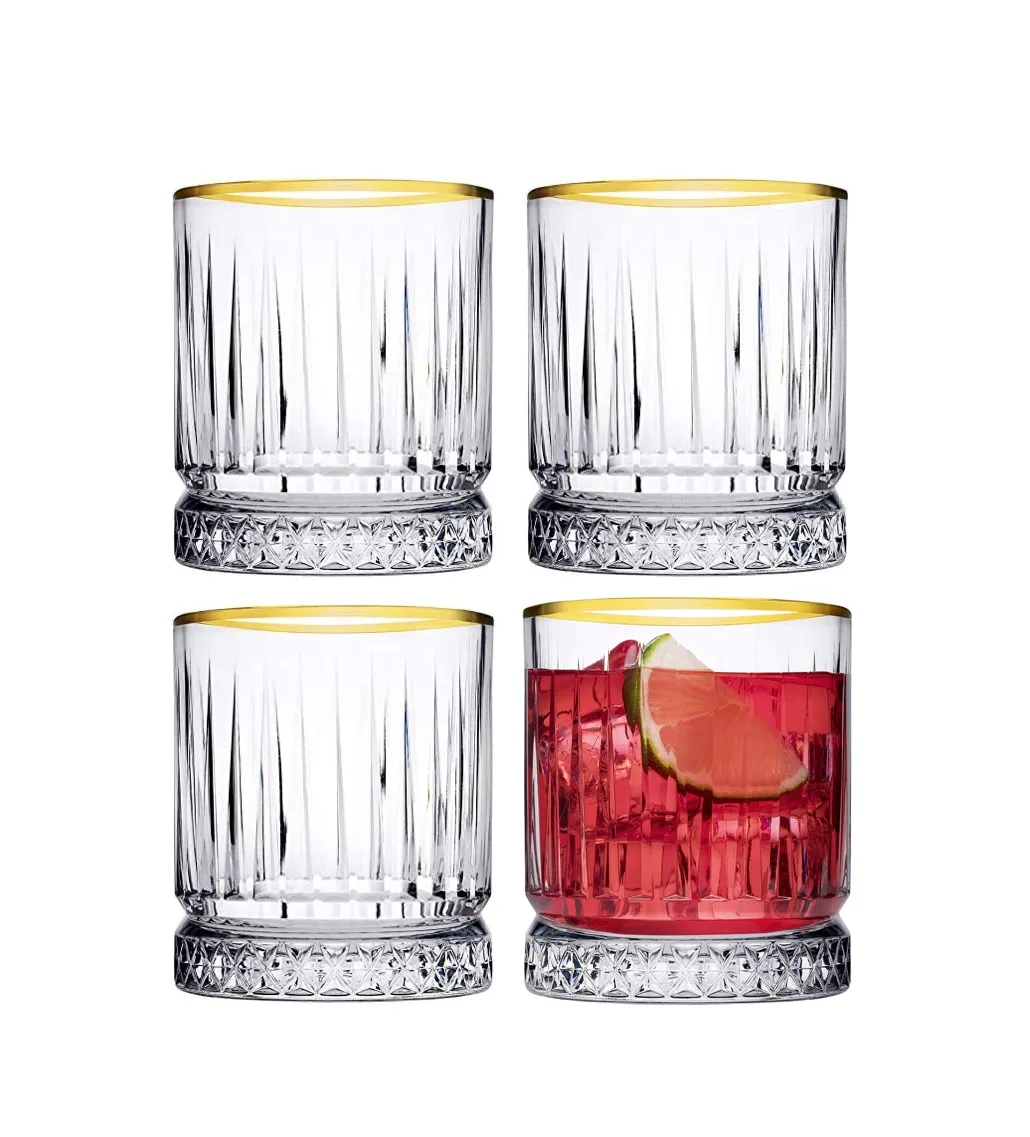 Pasabahce ELYSIA GOLD 520014 Wassergläser 210 ml 4er Set