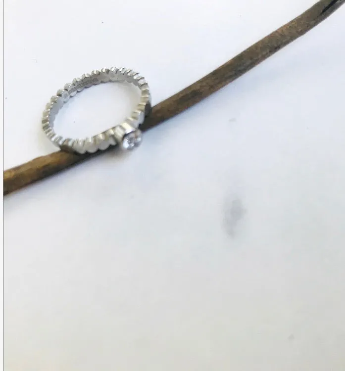 Anello mini Fedina punto luce